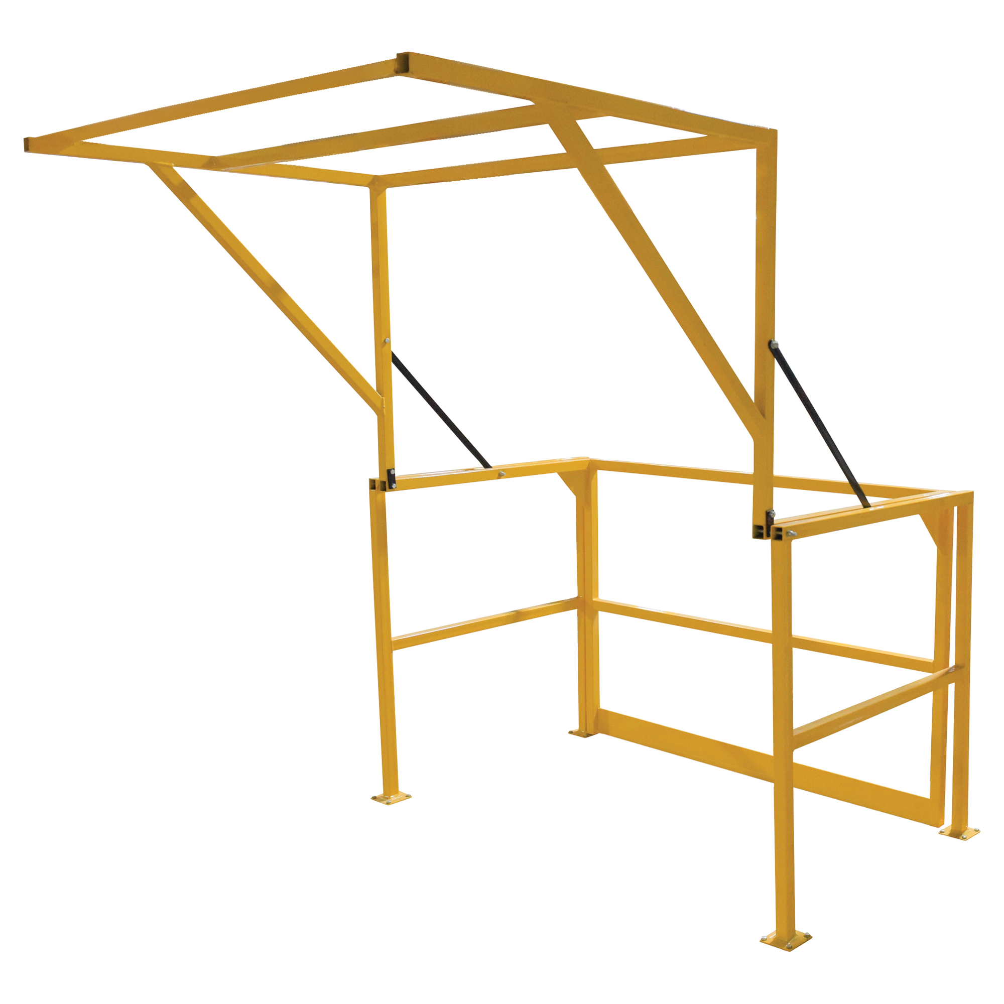 Vestil Mezzanine Safety Gate - 78-1/4in.H x 69-3/16in.W x 78-1/16in.D, OSHA Compliant, Model# MEZZ-200
